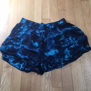 Tie dye shorts